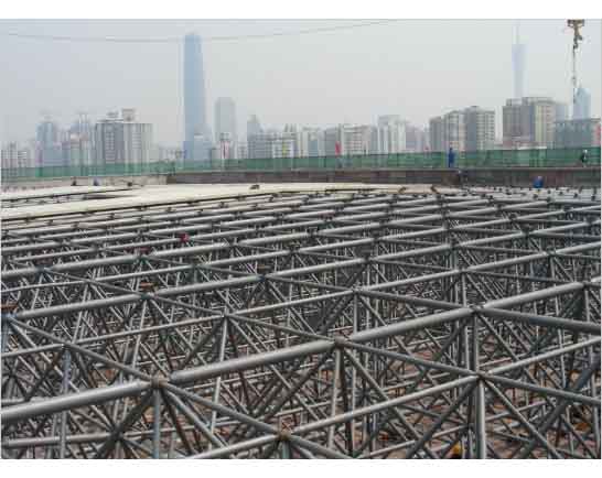 周口新建铁路干线广州调度网架工程